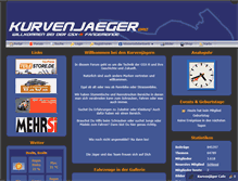 Tablet Screenshot of kurvenjaeger.org